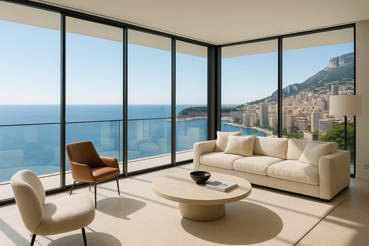 Appartement moderne luxe avec vue mer à Monaco