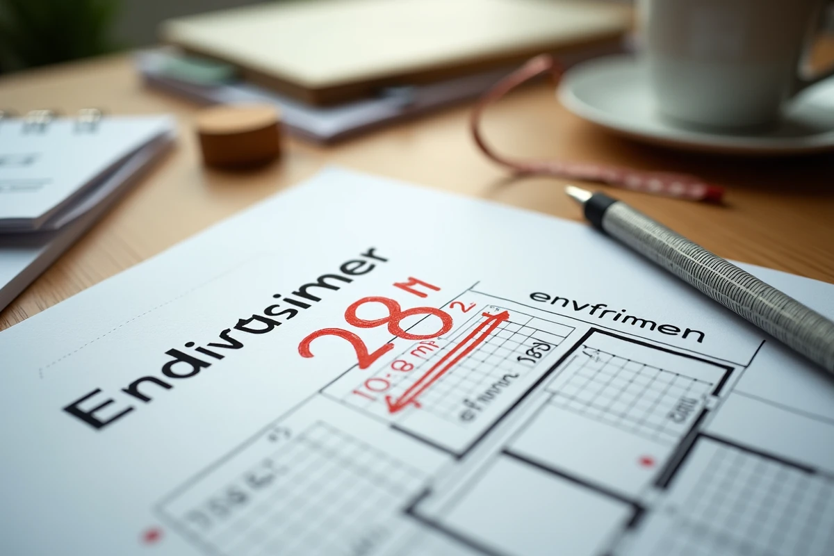 Annonce immobilière avec superficie approximative en 'environ' comparée à un relevé de mesures réel